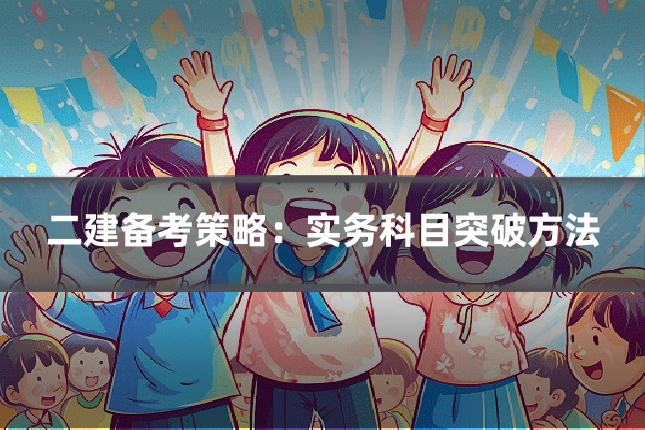 二建备考策略：实务科目突破方法