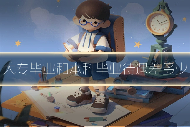 大专毕业和本科毕业待遇差多少
