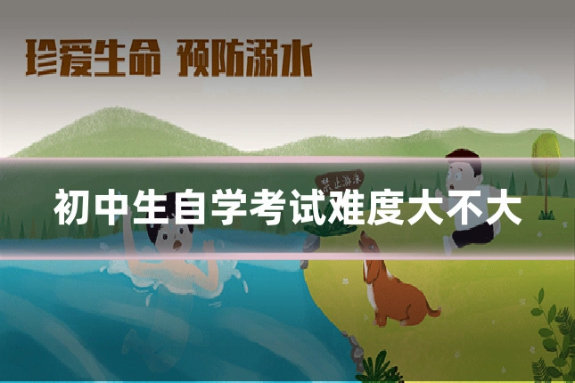 初中生自学考试难度大不大