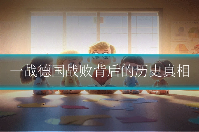 一战德国战败背后的历史真相