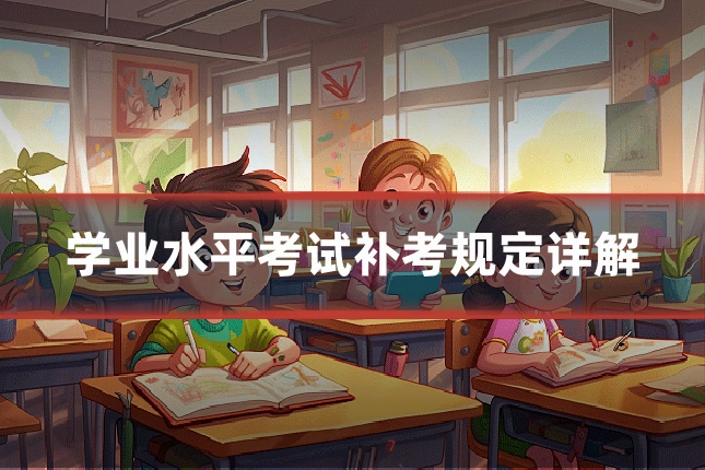 学业水平考试补考规定详解