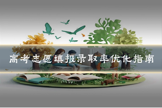 高考志愿填报录取率优化指南