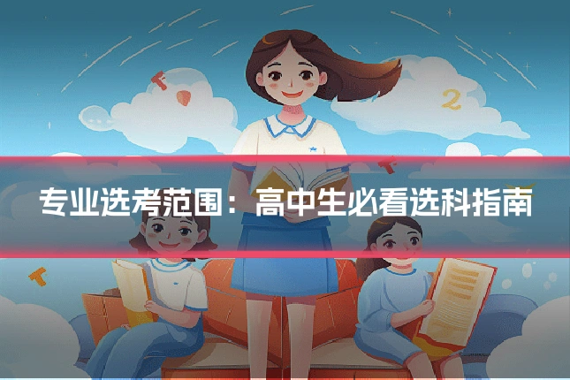 专业选考范围：高中生必看选科指南