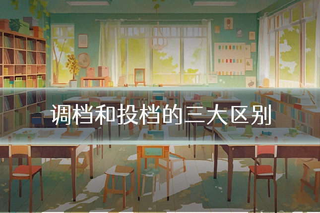 调档和投档的三大区别