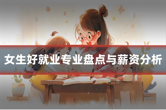 女生好就业专业盘点与薪资分析