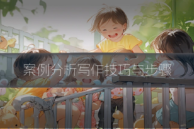 案例分析写作技巧与步骤