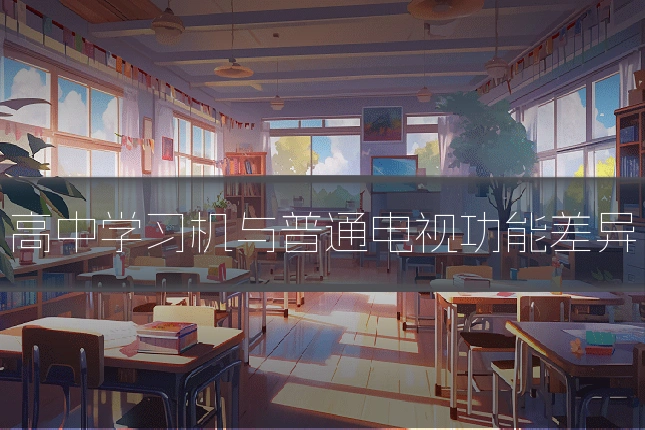 高中学习机与普通电视功能差异
