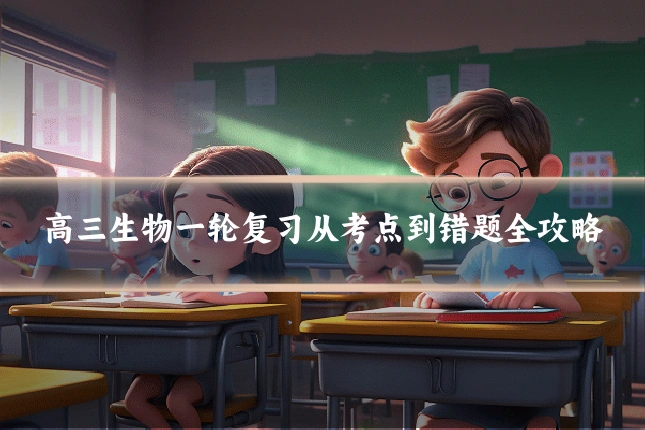 高三生物一轮复习从考点到错题全攻略