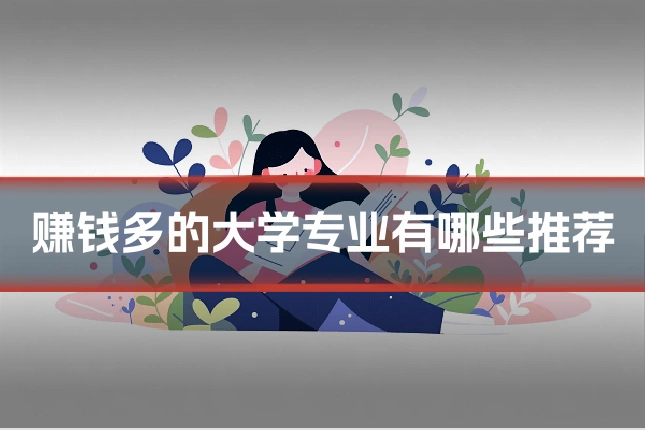 赚钱多的大学专业有哪些推荐