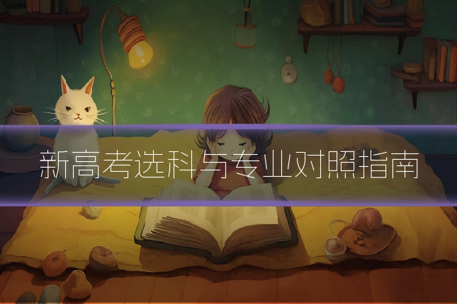 新高考选科与专业对照指南