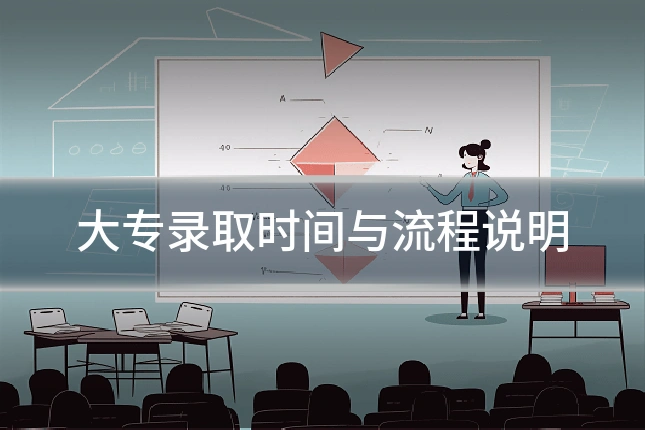 大专录取时间与流程说明
