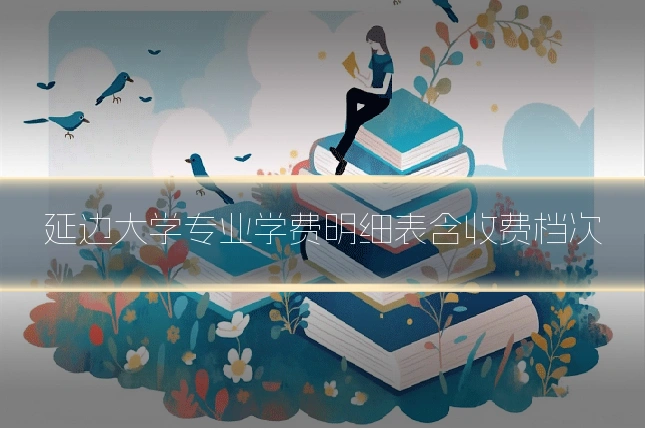 延边大学专业学费明细表含收费档次
