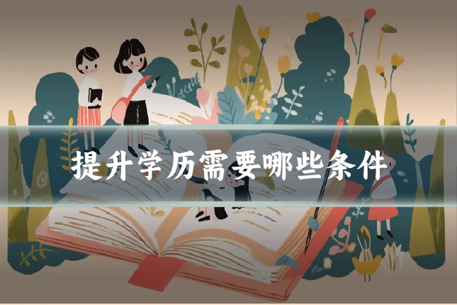 提升学历需要哪些条件