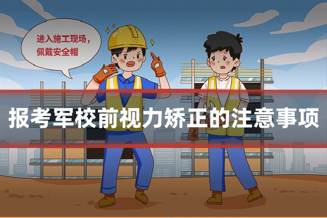 报考军校前视力矫正的注意事项