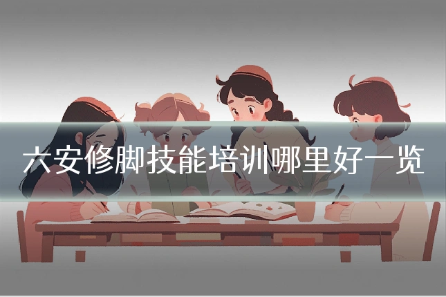 六安修脚技能培训哪里好一览