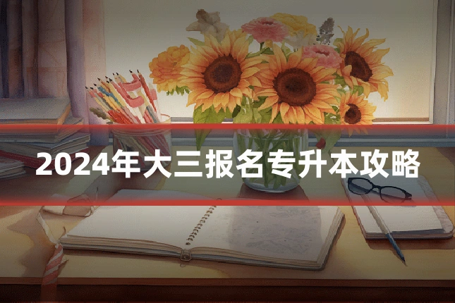 2024年大三报名专升本攻略