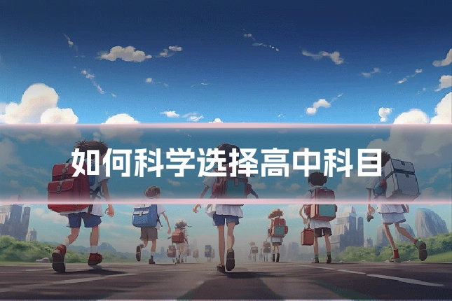 如何科学选择高中科目