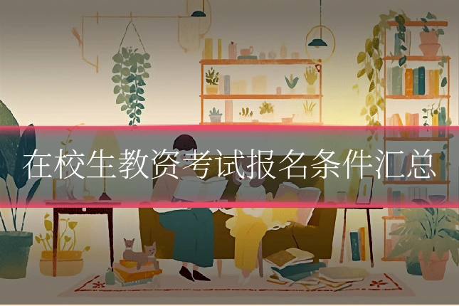 在校生教资考试报名条件汇总