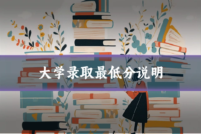 大学录取最低分说明