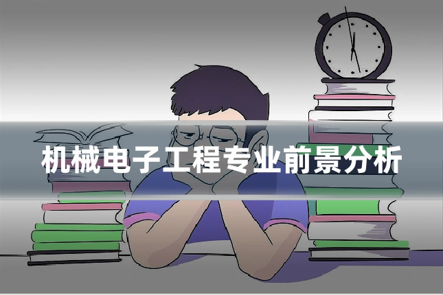机械电子工程专业前景分析