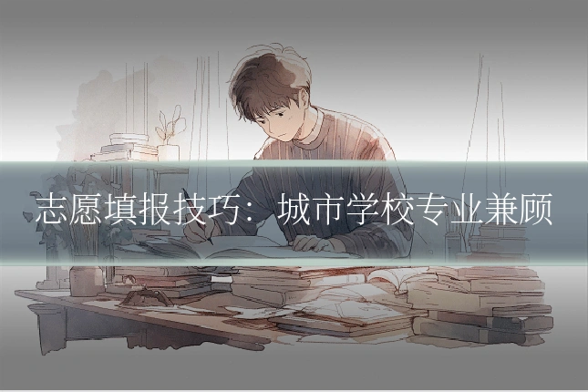 志愿填报技巧：城市学校专业兼顾
