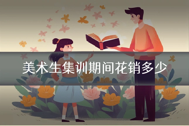 美术生集训期间花销多少