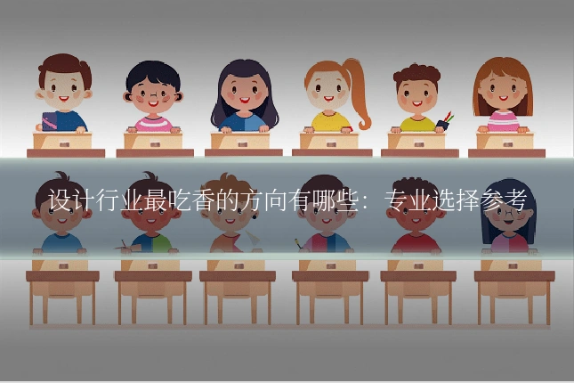 设计行业最吃香的方向有哪些：专业选择参考