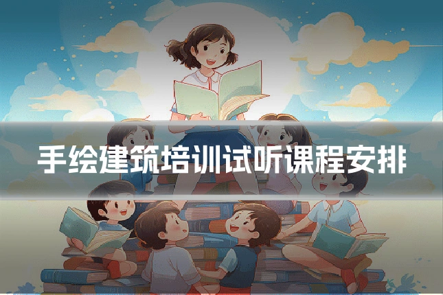 手绘建筑培训试听课程安排
