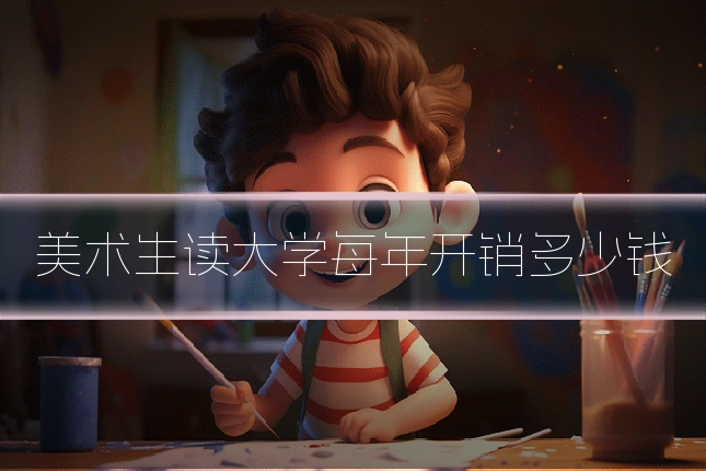 美术生读大学每年开销多少钱
