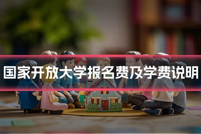 国家开放大学报名费及学费说明