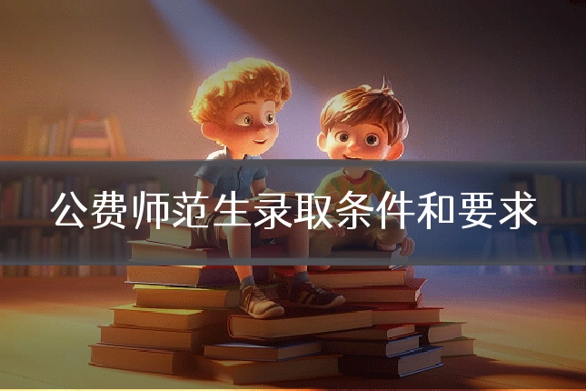 公费师范生录取条件和要求