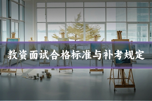 教资面试合格标准与补考规定