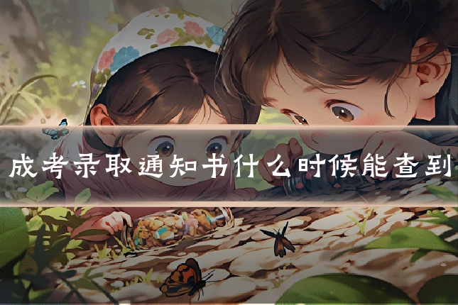成考录取通知书什么时候能查到
