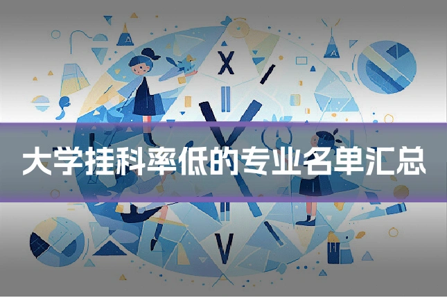 大学挂科率低的专业名单汇总