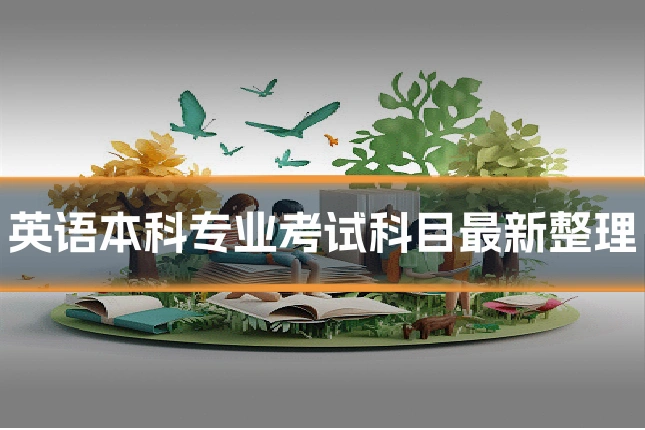 英语本科专业考试科目最新整理