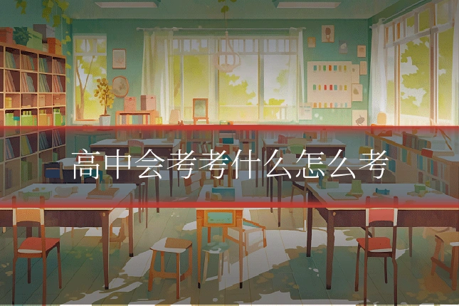 高中会考考什么怎么考