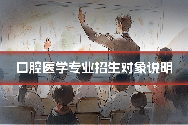 口腔医学专业招生对象说明