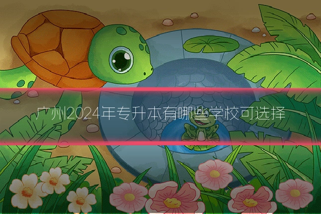 广州2024年专升本有哪些学校可选择