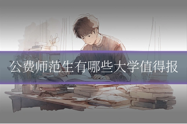 公费师范生有哪些大学值得报
