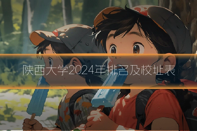 陕西大学2024年排名及校址表