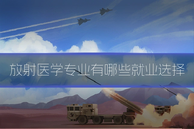 放射医学专业有哪些就业选择