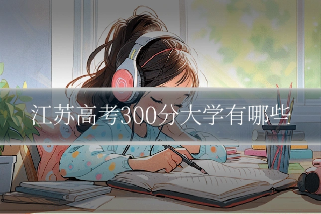 江苏高考300分大学有哪些