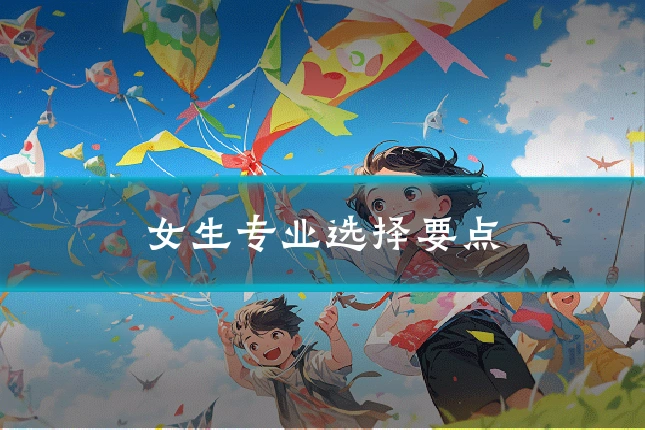 女生专业选择要点
