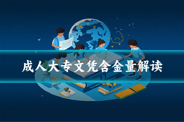 成人大专文凭含金量解读