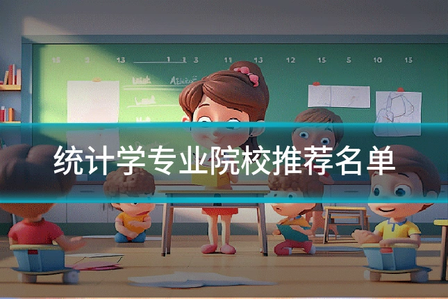 统计学专业院校推荐名单