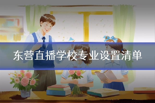 东营直播学校专业设置清单