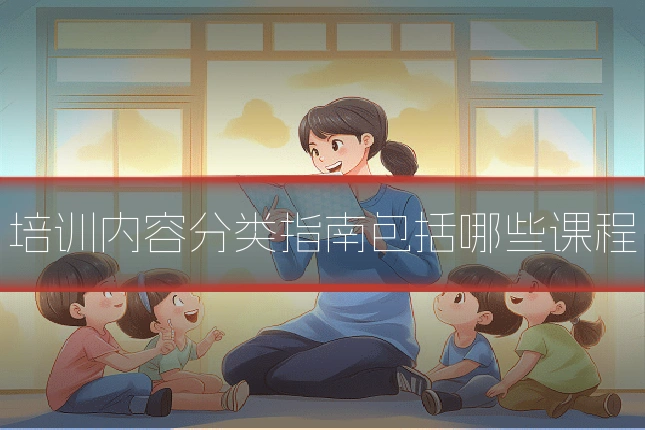 培训内容分类指南包括哪些课程
