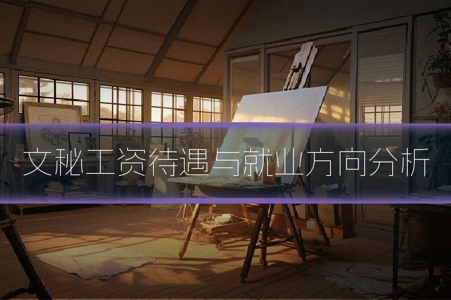 文秘工资待遇与就业方向分析