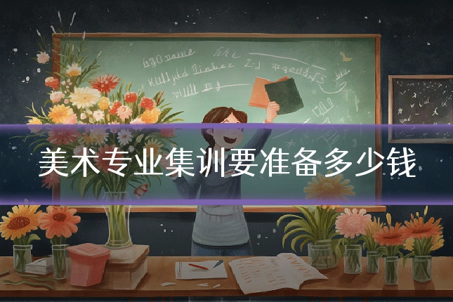 美术专业集训要准备多少钱