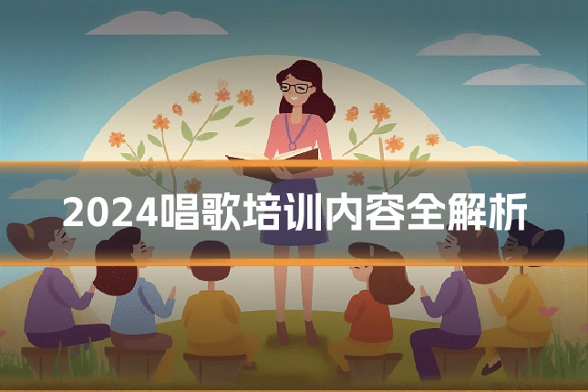 2024唱歌培训内容全解析